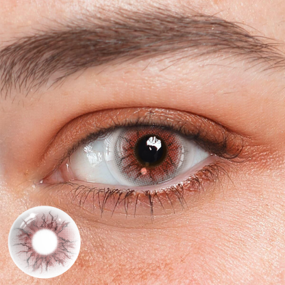 Cosplay Weird Red Coloured Contact Lenses